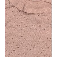 E07648: Baby Pink True Knit 3 Piece Outfit On A Satin Padded Hanger  (0-12 Months)